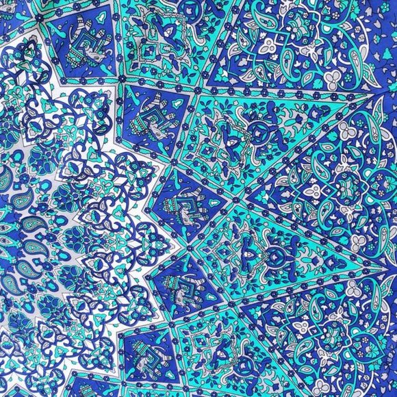 Blue Star Mandala Tapestry Wall Art Hanging Decor - Picture 4 of 7